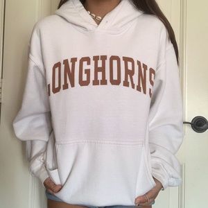 White Texas Longhorns hoodie